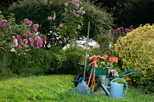 Professional pressure washing service cleaning a residential exterior in Bethnal Green